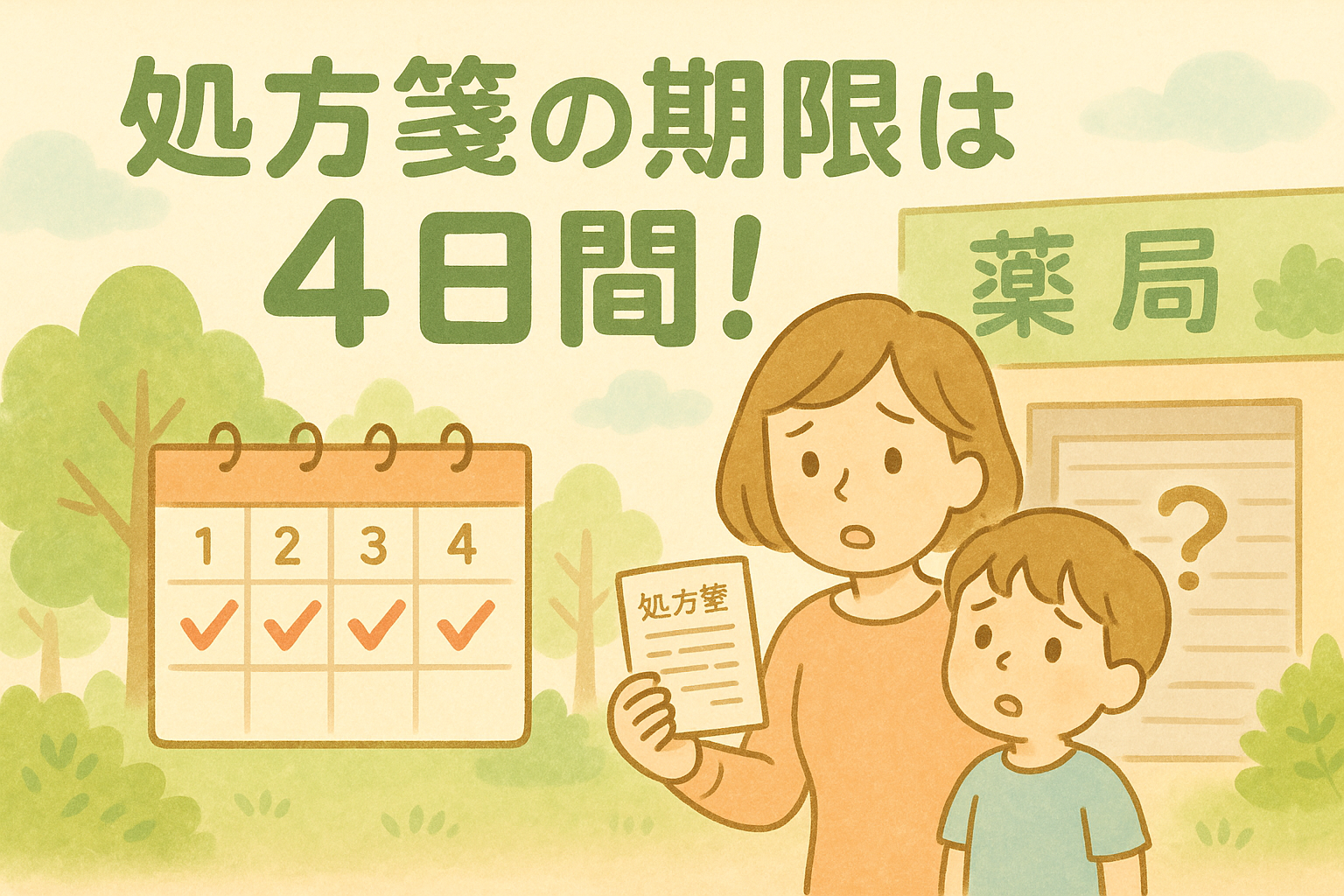 ゴールデンウィーク（GW）の処方薬受け取りご注意ください